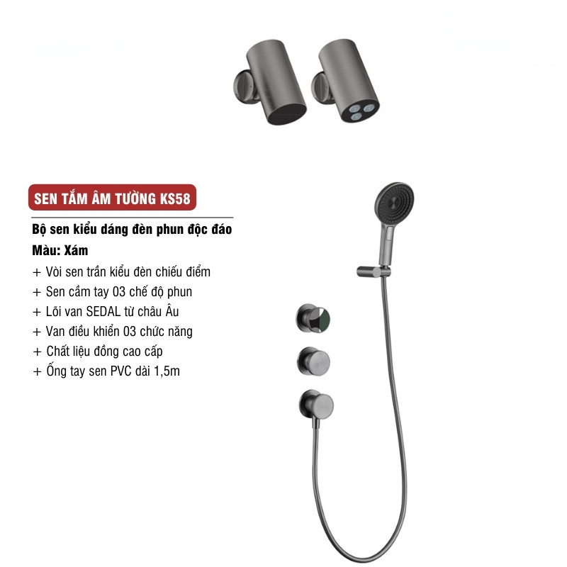Sen Tắm Âm Tường KS58