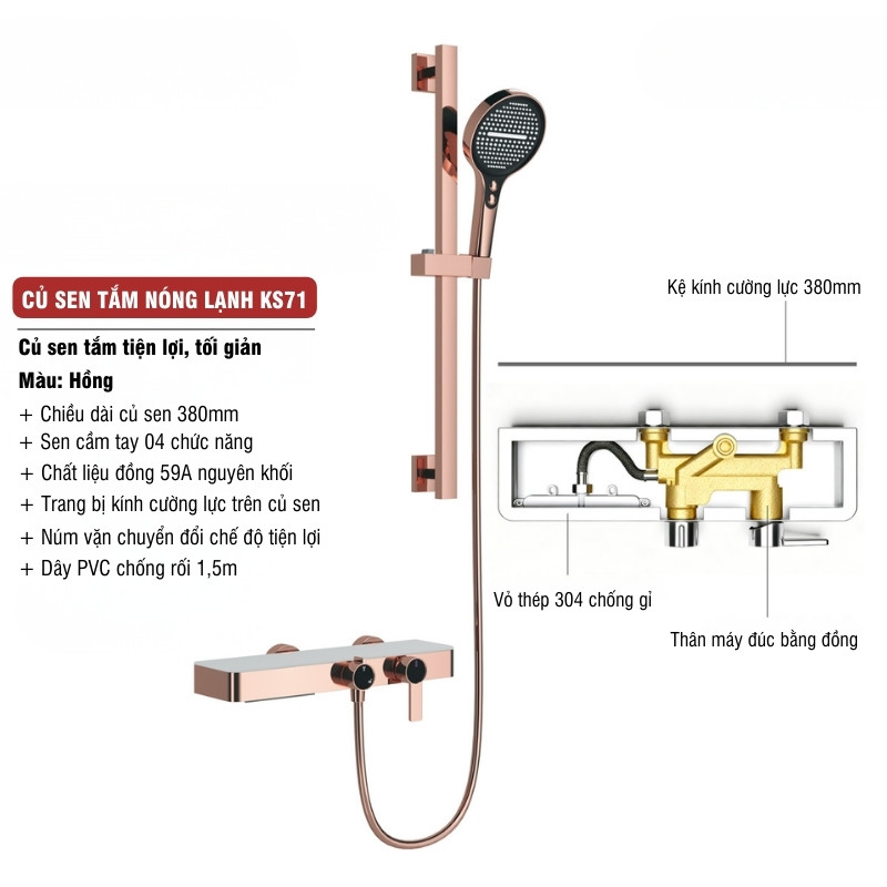 Củ Sen Tắm Nóng Lạnh KS71