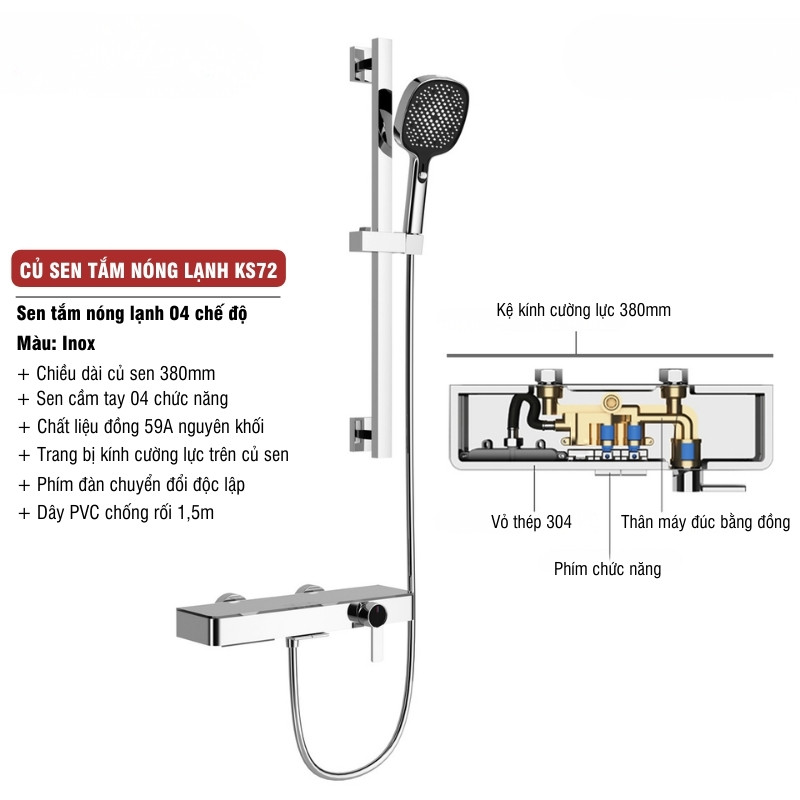 Củ Sen Tắm Nóng Lạnh KS72