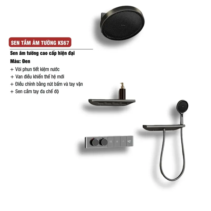 Sen Tắm Âm Tường KS67