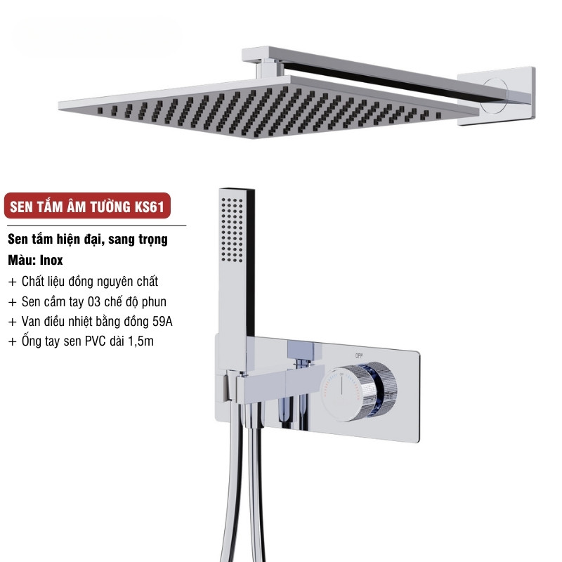 Sen Tắm Âm Tường KS61