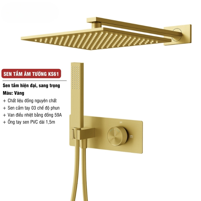 Sen Tắm Âm Tường KS61